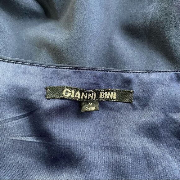 GIANNI Bini Women’s Navy Lace Embellished Dress Size S - Picture 5 of 7